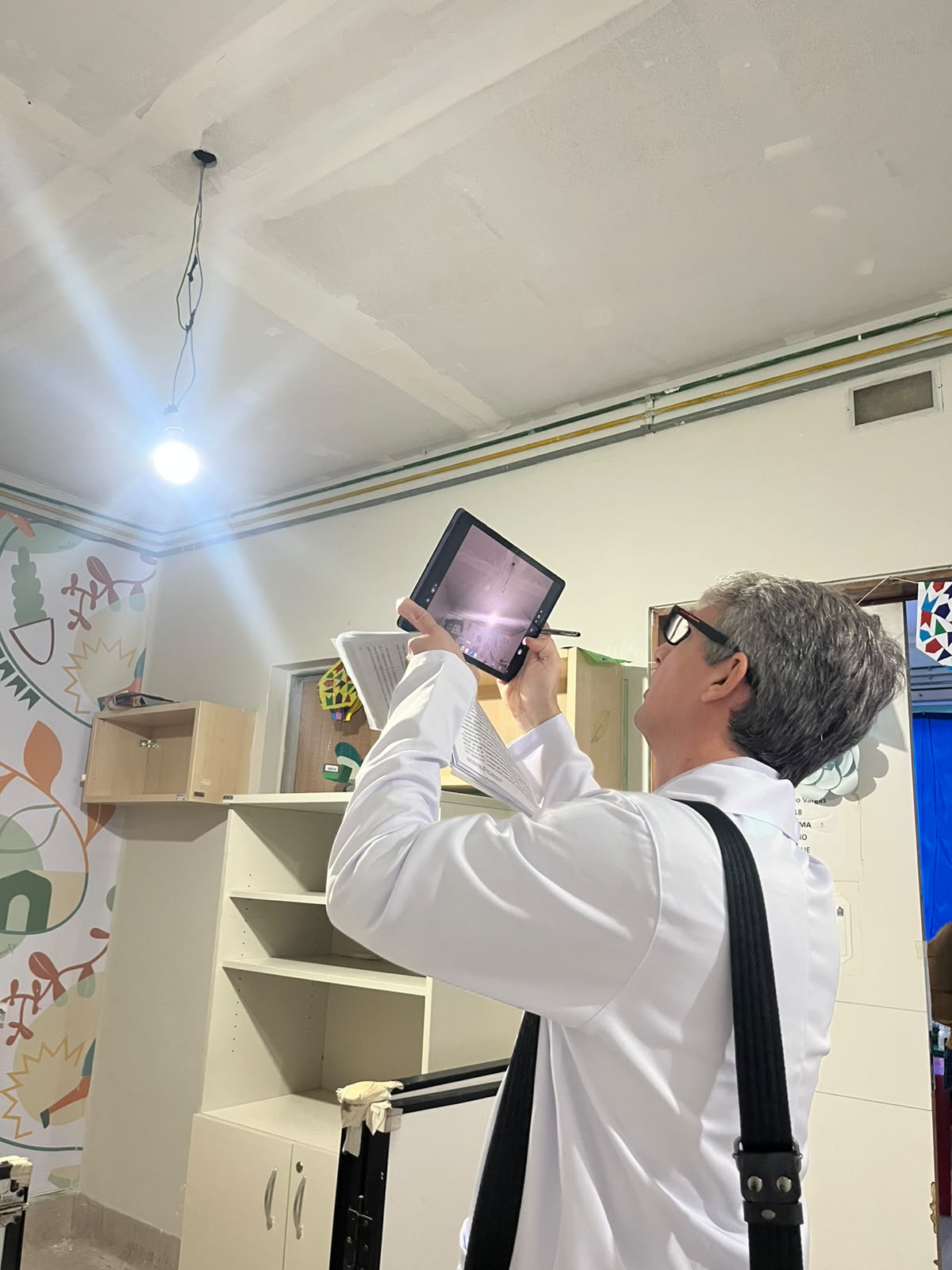 Cremepe realiza vistoria no Hospital Getúlio Vargas após queda de placas de gesso em área da Pediatria