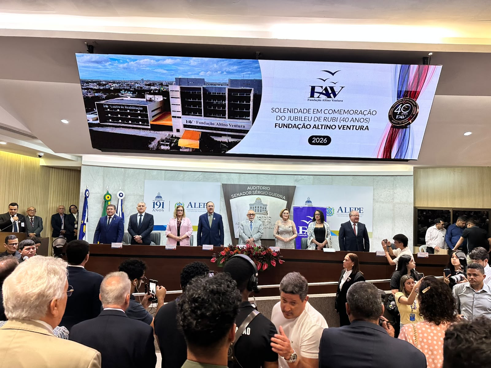 Cremepe participa de celebração dos 40 anos da Fundação Altino Ventura